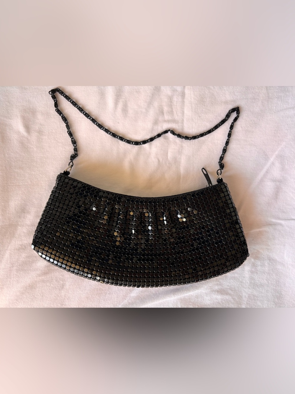 Black Sequin Clutch Purse